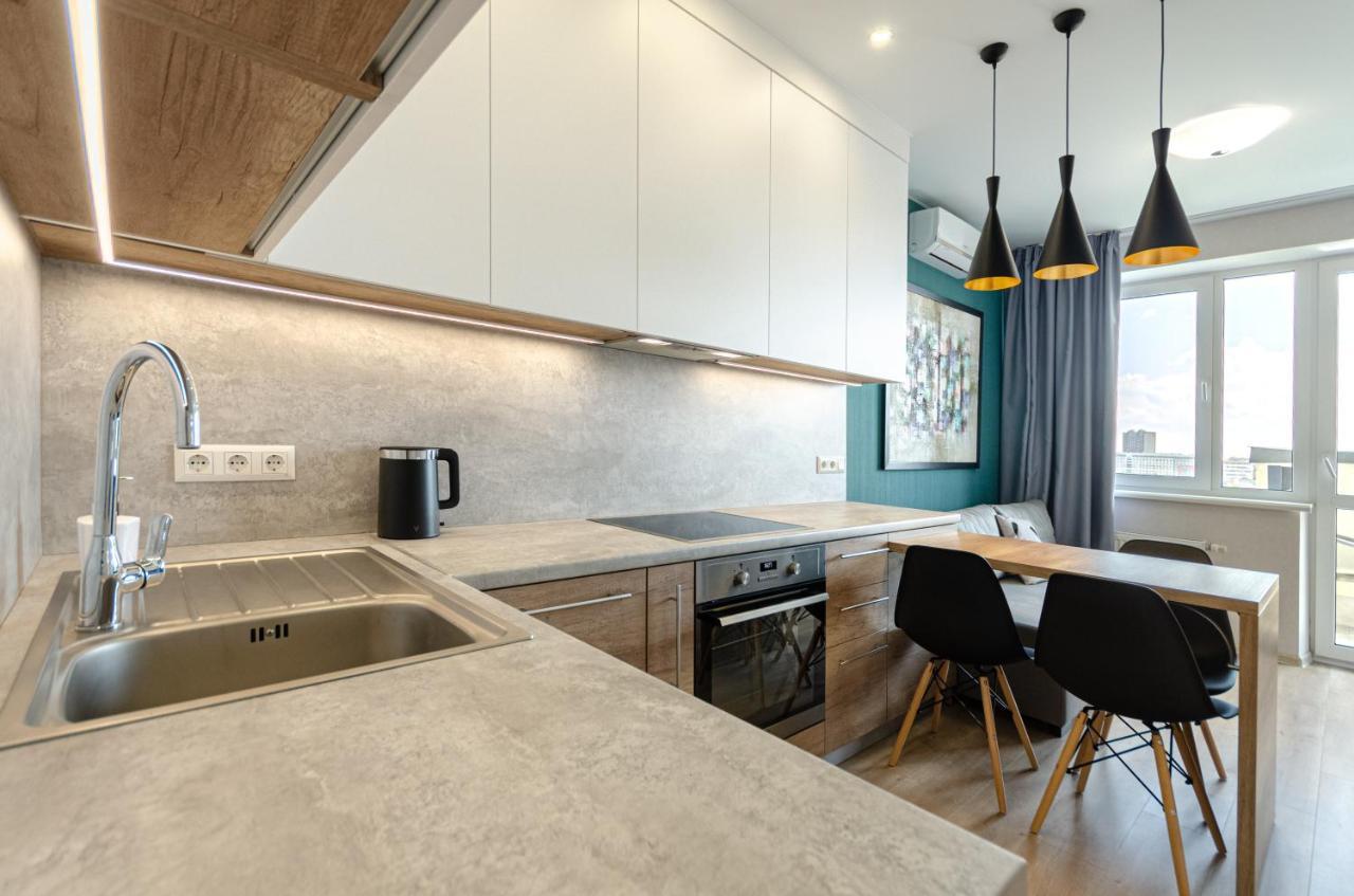 קייב Petrovdom 5-25 In Cozy Apartment In Residential Complex "Beresteiskyi" מראה חיצוני תמונה