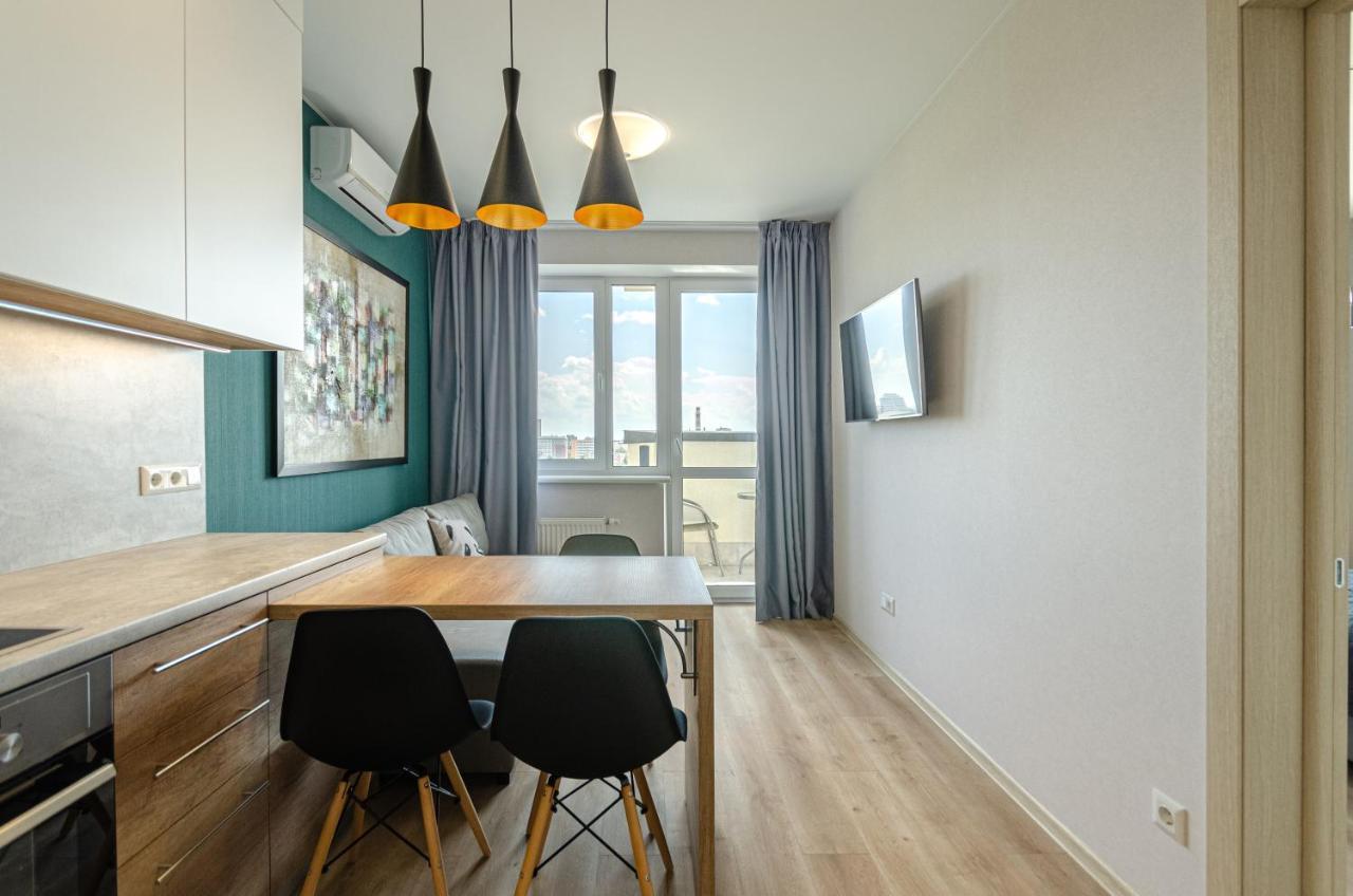 קייב Petrovdom 5-25 In Cozy Apartment In Residential Complex "Beresteiskyi" מראה חיצוני תמונה