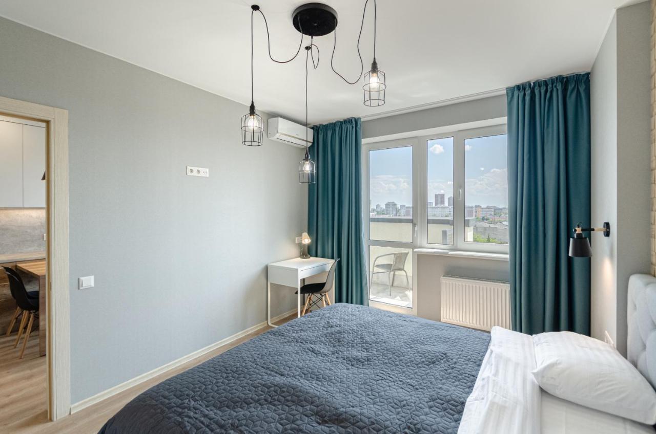 קייב Petrovdom 5-25 In Cozy Apartment In Residential Complex "Beresteiskyi" מראה חיצוני תמונה
