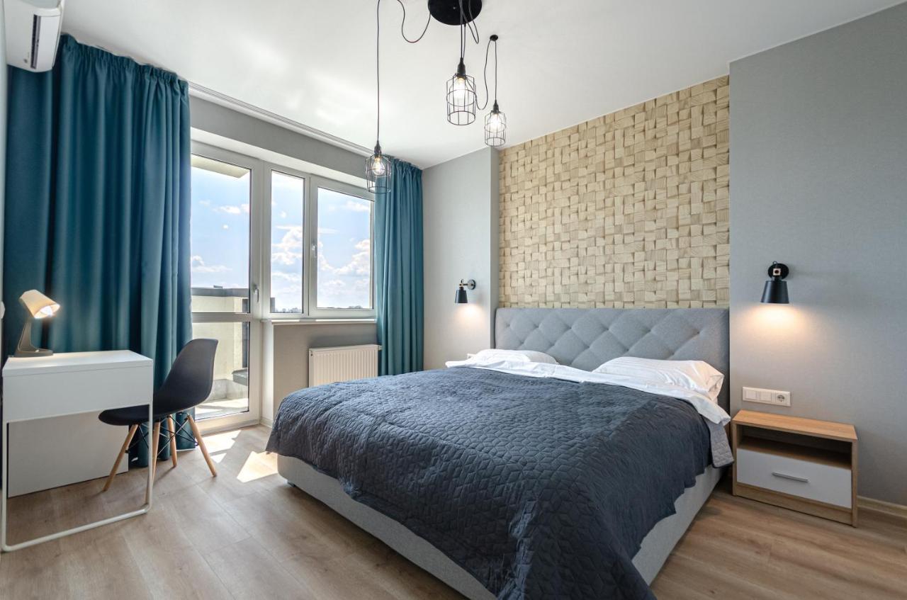 קייב Petrovdom 5-25 In Cozy Apartment In Residential Complex "Beresteiskyi" מראה חיצוני תמונה