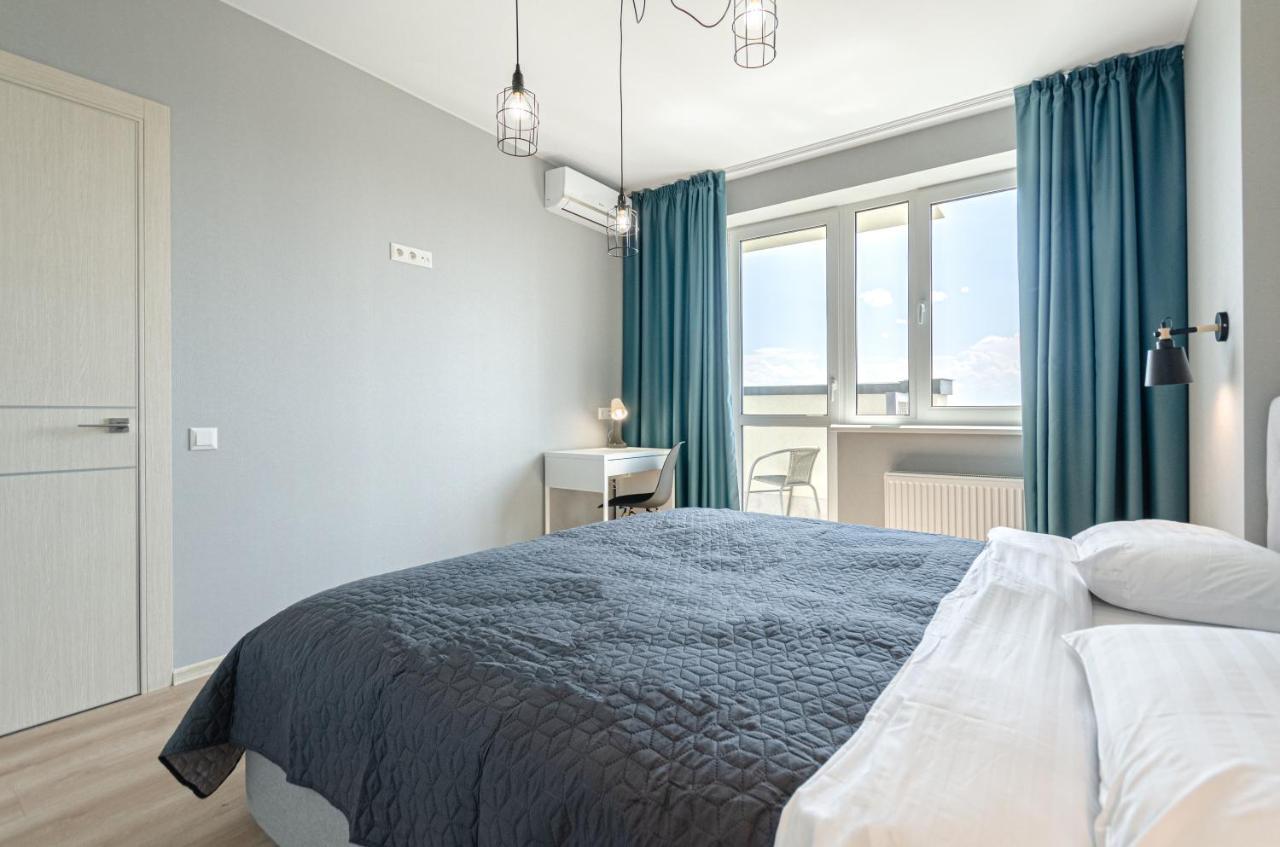 קייב Petrovdom 5-25 In Cozy Apartment In Residential Complex "Beresteiskyi" מראה חיצוני תמונה