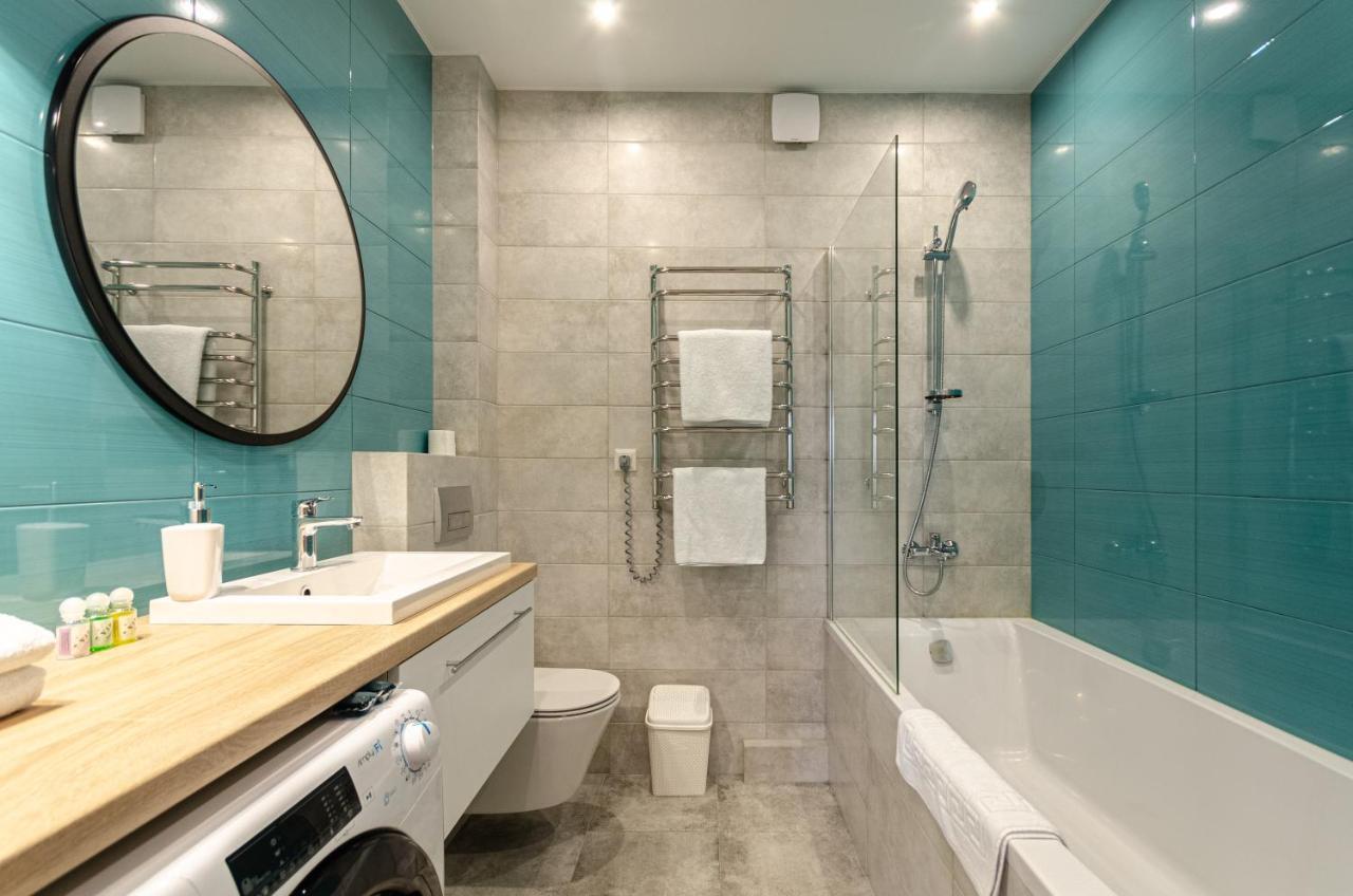 קייב Petrovdom 5-25 In Cozy Apartment In Residential Complex "Beresteiskyi" מראה חיצוני תמונה