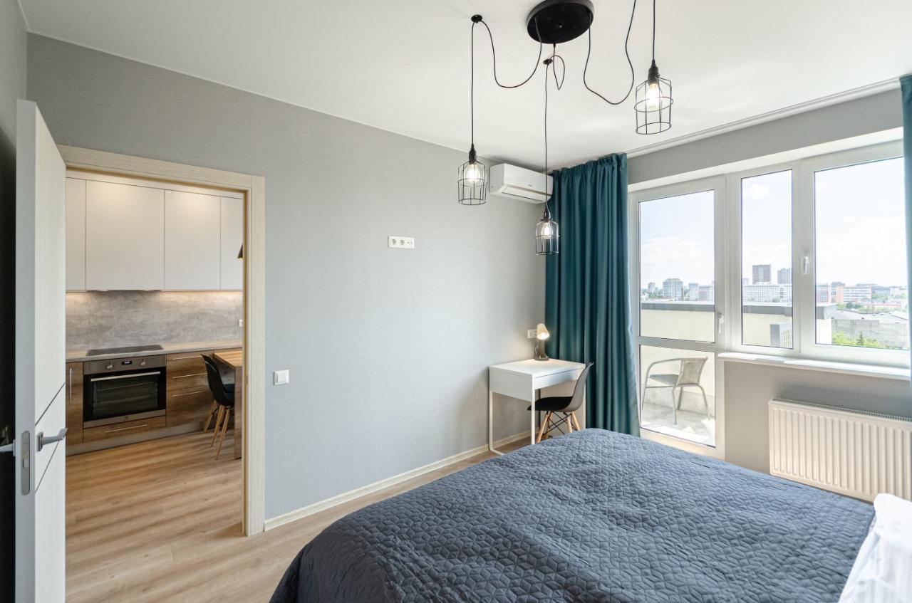 קייב Petrovdom 5-25 In Cozy Apartment In Residential Complex "Beresteiskyi" מראה חיצוני תמונה